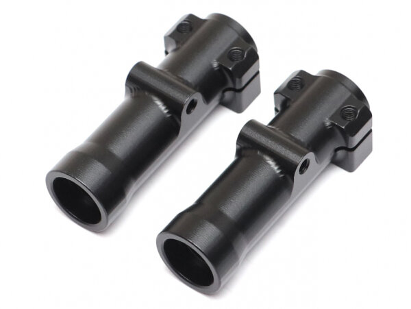 BoomRacing Aluminum Rear Lockout for BRX80 PHAT Axle BRD8023 (2) Black BRD8012