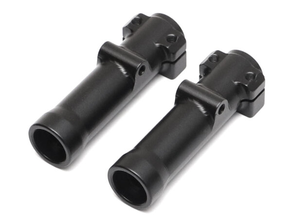 BoomRacing Aluminum Rear Lockout for BRX90 PHAT Axle BRD9023 (2) Black BRD9012
