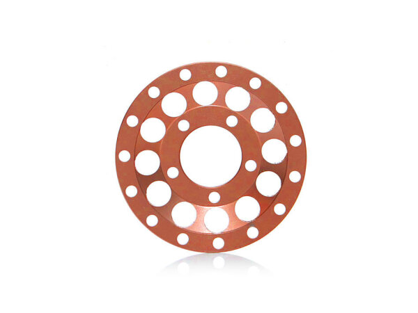 BoomRacing ProBuild 1.55" Alum R12 Faceplate (1) Orange BRPBF155-009OR