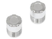 BoomRacing S100 Scale Center Wheel Hub Cap (2) Platinum...