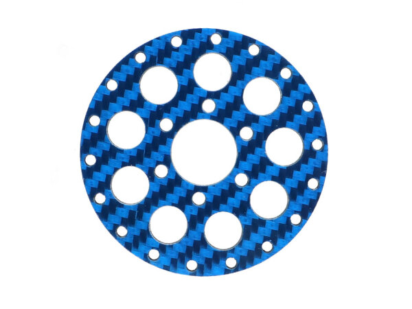 BoomRacing ProBuild 1.9" CR6 Carbon Fiber Faceplate (1) Blue BRPBF006CR6B
