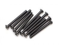 BoomRacing M3x28mm Round Head 12.9 Grade Nickel Plated...