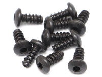 BoomRacing M2.5x6mm Round Head Self Tapping 12.9 Grade...