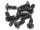BoomRacing M2.5x6mm Round Head Self Tapping 12.9 Grade Screws (10) BRASBH2506/ST