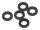BoomRacing D5x8x1 Nylon Spacer Black (5) BRASSPD581/N