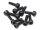 BoomRacing M1.6x5mm Socket Cap Screw 12.9 Grade Nickel Plated Screws (10) BRASCH1605