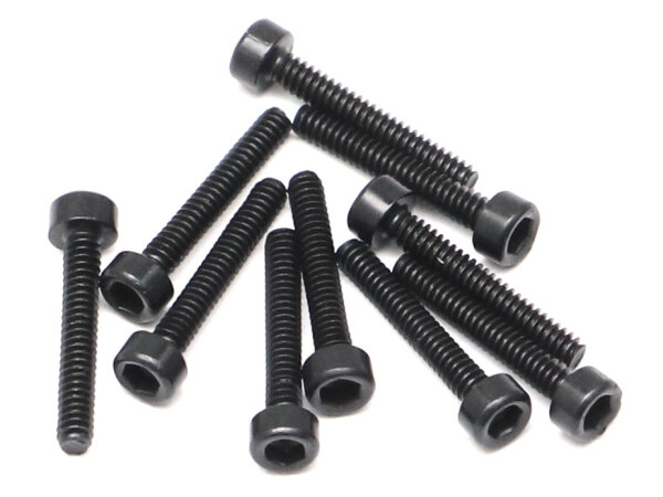 BoomRacing M1.6x10mm Socket Cap Screw 12.9 Grade Nickel Plated Screws (10) BRASCH1610