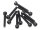 BoomRacing M1.6x10mm Socket Cap Screw 12.9 Grade Nickel Plated Screws (10) BRASCH1610
