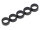 BoomRacing D5x7x3 Nylon Spacer Black (5) BRASSPD5703