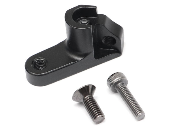 BoomRacing Aluminum Knuckle Lever (High Clearance) Left for BRX70/BRX80/BRX90 PHAT Axle Knuckle (1)  Black for BRX02 BRLC7002/C