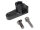 BoomRacing Aluminum Knuckle Lever (High Clearance) Left for BRX70/BRX80/BRX90 PHAT Axle Knuckle (1)  Black for BRX02 BRLC7002/C