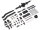 BoomRacing BRX02 Link 6X6 Conversion Kit for TRC D110 6x6 Pickup Hard Body for BRX02 BRX0266100KIT