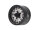 BoomRacing ProBuild 1.55" MAG10 Adjustable Offset Aluminum Beadlock Wheels (2) Matte Black/Flat Silver BRPB155014MBKFS