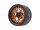 BoomRacing ProBuild 1.9" LGB Adjustable Offset Aluminum Beadlock Wheels (2) Matte Black/Orange BRPB075MBKOR