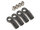 BoomRacing M4 Nylon Rod Ends 19.5mm (Sideways) w/ SST Pivot Ball (4) BRW750308C(Sample)