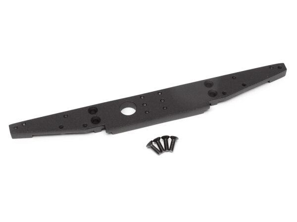 BoomRacing Aluminum Rear Bumper Black for BRX02 109 BRX020109R
