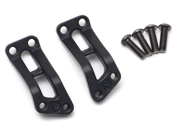 BoomRacing Side Gearbox Mount Left & Right Black for BRX02 109 BRX020110