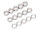 BoomRacing Spacer Set D4x7 3mm/2mm/1mm Stainless Steel (15) BRASSP57