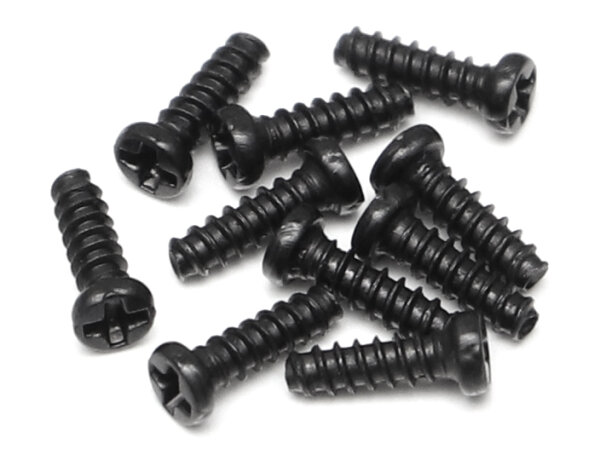 BoomRacing M1.2X4 Phillips Head Self-Tapping Screws ST1.2X4 (10) BRASST12X4