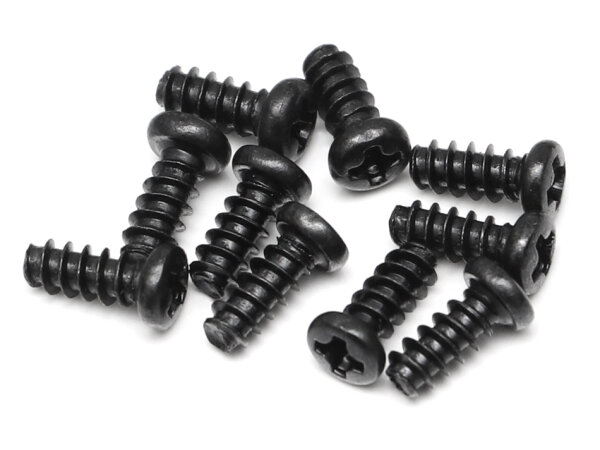 BoomRacing M2.6X6 Phillips Head Self-Tapping Screws ST2.6X6 (10) BRASST26X6