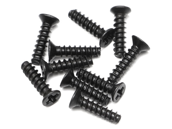 BoomRacing M2.0X8 Counter Sunk Phillips Head Self-Tapping Screws STCS2X8 (10) BRASSTCS2X8