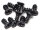 BoomRacing M3.0X6 Counter Sunk Phillips Head Self-Tapping Screws STCS3X6 (10) BRASSTCS3X6