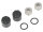 BoomRacing ProBuild Alum Wheel Center Cap for XT6 Hub w/ M5 Nut (2) Black BRPROB-20