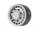 BoomRacing ProBuild 1.9" COMBAT Adjustable Offset Aluminum Beadlock Wheels (2) Flat Silver BRPB076FSFS