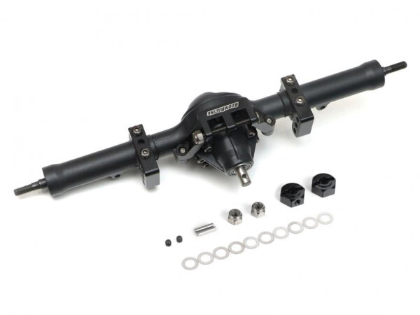 BoomRacing BRX90 Complete Rear PHAT Axle Link Version Black for BRX02 BRX020023LK