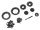 BoomRacing ProBuild 1.9" Alum COMBAT Faceplate (2) w/ Scale Screws & Tool Matte Black BRPBF020MBK