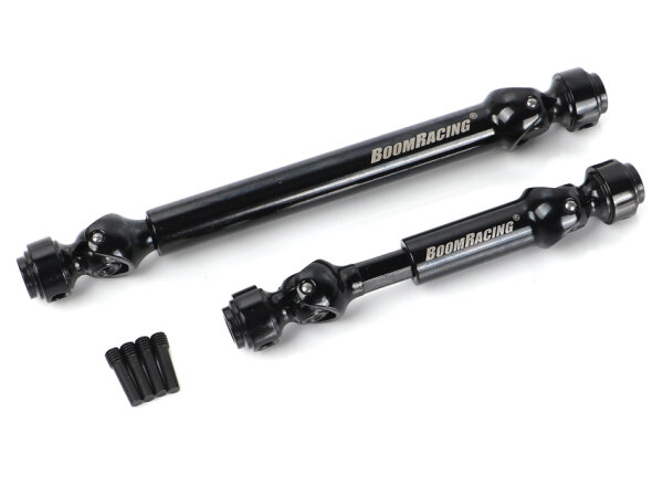 BoomRacing KUDU Heavy-Duty 67-80mm & 98-113mm Steel CVD Center Drive Shaft (2) for BRX02 88 BRX029043