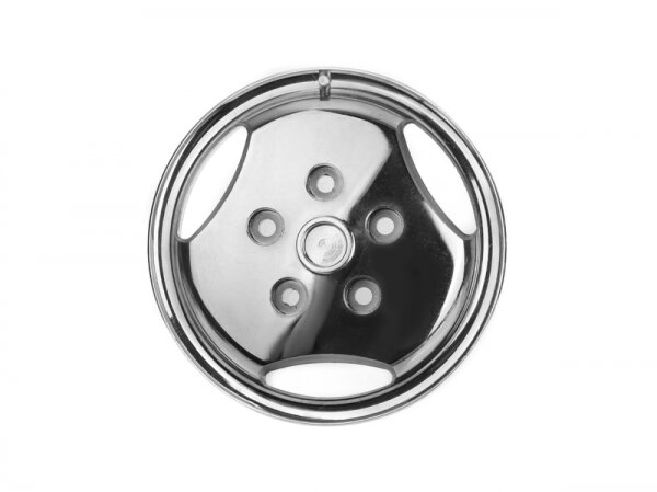 BoomRacing ProBuild 1.9" Aluminum RRC 3-Spoke Classic Faceplate (2) Chrome BRPBF018CR