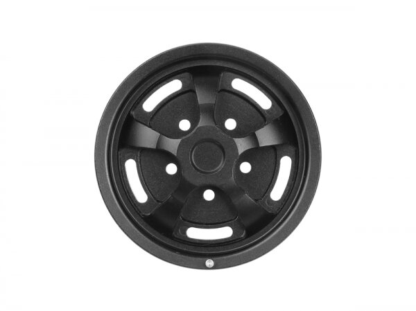 BoomRacing ProBuild 1.9" Aluminum Rostyle Classic Faceplate (2) Black BRPBF019BK