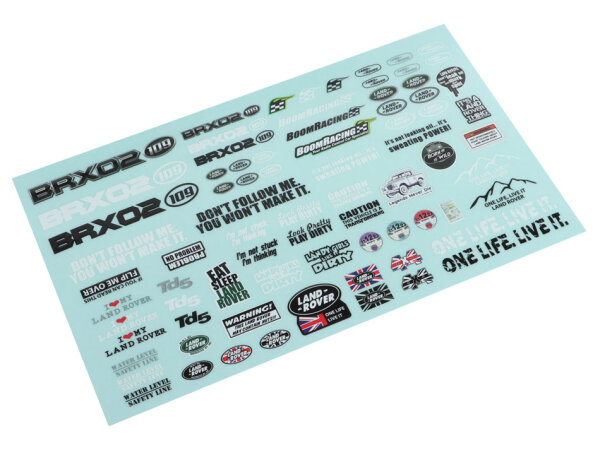 BoomRacing Decal Sticker for BRX02 109 Chassis for BRX02 109 BRX02363