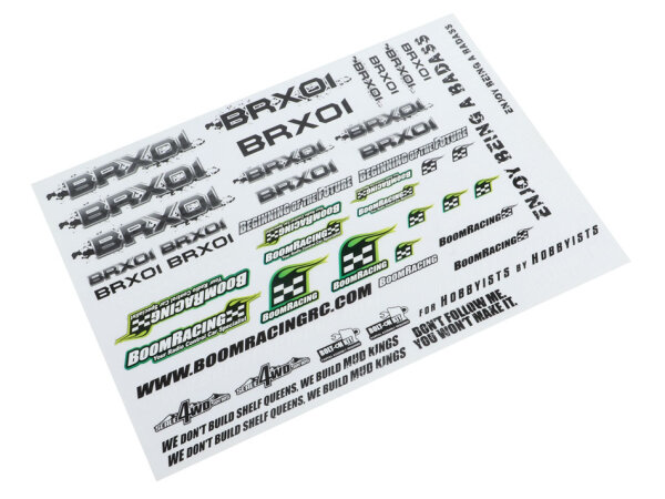 BoomRacing Decal Sticker for BRX01 Chassis for BRX01 BRLC7207