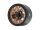 BoomRacing ProBuild 1.9" XZ7 Adjustable Offset Aluminum Beadlock Wheels (2) Matte Black/Bronze BRPB086MBKBZ