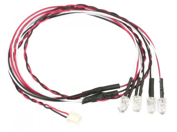 BoomRacing KUDU LED Cable (5mm Cool White 4P, 60cm) BRKU-R5CW4P-60