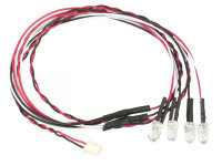BoomRacing KUDU LED Cable (5mm Cool White 4P, 60cm)...