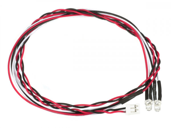BoomRacing KUDU LED Cable (3mm Cool White 2P, 60cm) BRKU-R3CW2P-60