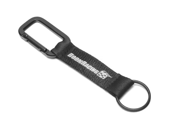 BoomRacing Boom Racing Team Keychain w/ Strap Black BR-Keychain