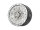BoomRacing ProBuild 1.9" XZ7 Adjustable Offset Aluminum Beadlock Wheels (2) Chrome/Flat Silver BRPB092CRFS