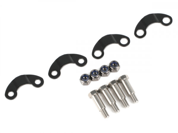 BoomRacing AWB Front Leaf Spring Shackle L/R (2) for BRX01 AWB BRLC70204