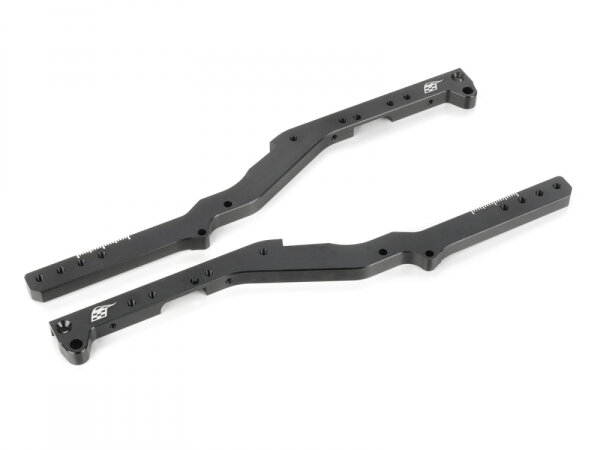 BoomRacing XL Billet Aluminum Adjustable Rear Rails 285-305MM / 11.2"-12.0" L/R for BRX01 AWB BRLC70213