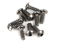 BoomRacing M3.0x8mm Round Head Self Tapping 10.8 Grade...