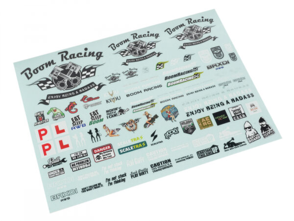 BoomRacing Decal Sticker for ZIL Pickup Hard Body for BRX01 AWB BRZIL033