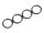 BoomRacing Ball End Seal O-ring for KUDU Scale Shock Absorbers (4) BRSH-O