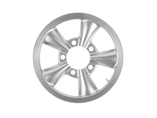 BoomRacing ProBuild 1.9 Alum Spin Force Classic Faceplate (1) Flat Silver BRPBF022FS