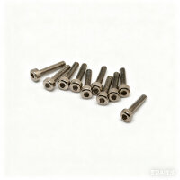 BoomRacing M2x10mm Socket Cap Screw 12.9 Grade Nickel...