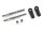 BoomRacing 42mm Stainless Steel Adjustable Rear Lower Link Spline Shaft for BRX01 AWB Standard Rails 265-285mm / 10.4"-11.2" (2)