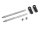 BoomRacing 62mm Stainless Steel Adjustable Rear Lower Link Spline Shaft for BRX01 AWB XL Rails 285-305mm / 11.2"-12.0" (2) for B